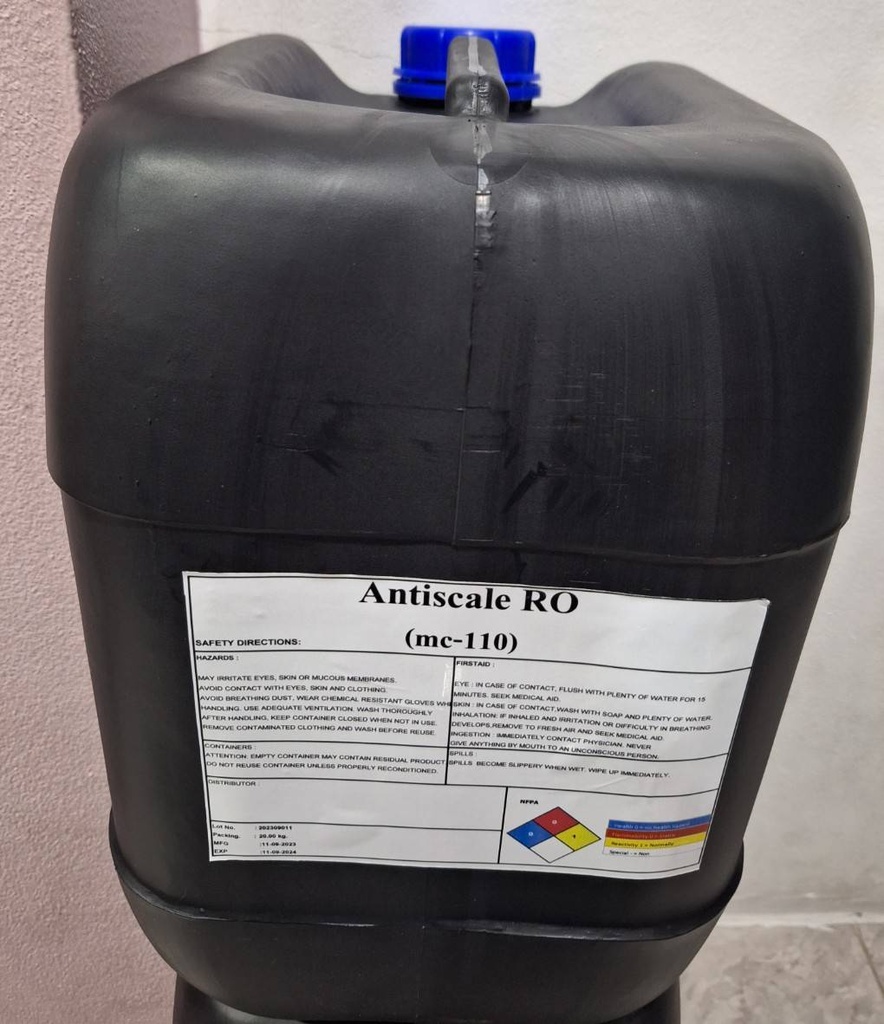 Antiscale Ro (MC-110) 20Kg./Pail